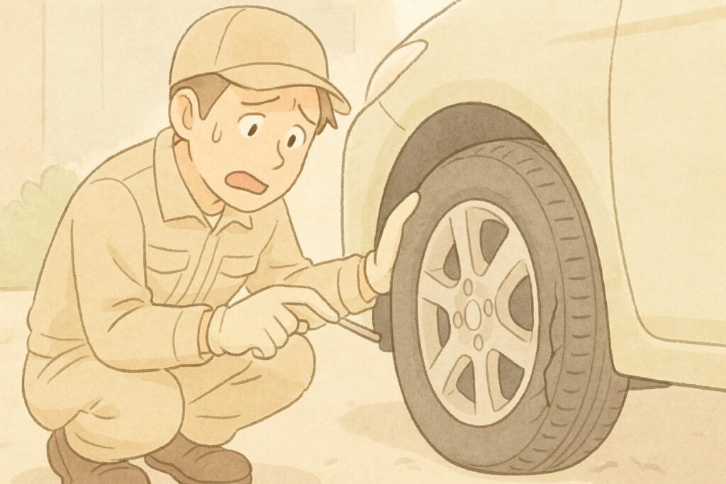タイヤのひび割れをセルフチェックする方法