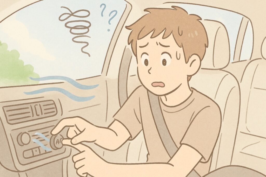 エアコンがぬるいときの応急処置